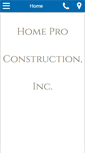 Mobile Screenshot of homeproconstructioninc.com